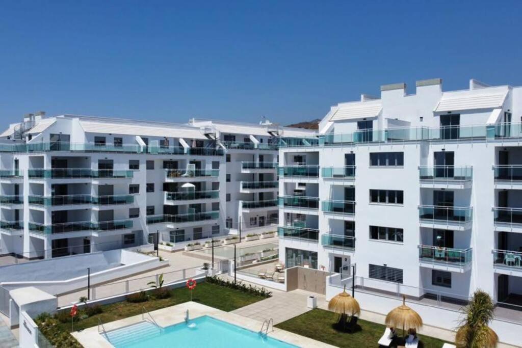 La urbanización desde arriba, apartamento Duna Beach en Torrox Costa